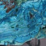 ChrysocollaMina L'Etoile du Congo, Lubumbashi (Elizabethville), Cinturón de cobre de Katanga, Haut-Katanga (Shaba), República Democrática del Congo (Zaire)56mm x 121mm x 65mm (Author: Firmo Espinar)