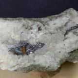 Carducciite, Argentotennantite-(Zn), PyriteMina Pollone, Valdicastello Carducci, Municipio Pietrasanta, Provincia Lucca, Toscana, Italia92 x 48 mm (Author: Sante Celiberti)