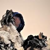 Hematite<br />Les Courtes, Bassin du Talèfre, Mont Blanc Massif, Chamonix, Haute-Savoie, Auvergne-Rhône-Alpes, France<br />30mm * 20mm *20mm<br /> (Author: Philippe Durand)