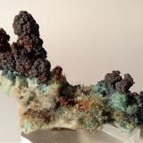 Copper, Malachite, GypsumMina Fenice Capanne, Massa Marittima, Provincia Grosseto, Toscana, Italia75 x 60 mm (Author: Sante Celiberti)