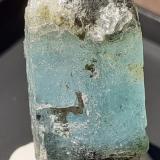 Beryl (variety Aquamarine)Sedl, Valle Habach, Hohe Tauern, Salzburgo/Salzburg, Austria2,5 x 1,3 cm (Author: Volkmar Stingl)