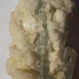 Beryl (variety Aquamarine), AlbiteDistrito Gilgit, Gilgit-Baltistan (Áreas del Norte), Paquistán5,5 x 3 cm (Author: Volkmar Stingl)