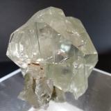 Quartz (variety gwindel), Amphibole Supergroup (variety byssolite)Zona Paso de San Gotardo, Macizo Central San Gotardo, Leventina, Ticino (Tessin), Suiza52 x 44.5 mm (Author: Sante Celiberti)