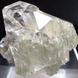 Quartz (variety gwindel), Amphibole Supergroup (variety byssolite)Zona Paso de San Gotardo, Macizo Central San Gotardo, Leventina, Ticino (Tessin), Suiza52 x 44.5 mm (Author: Sante Celiberti)