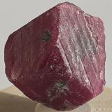 Corundum (variety ruby)Distrito Mysore, Karnataka, India20 x 15 mm (Author: Volkmar Stingl)