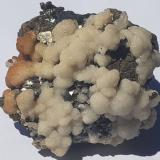 Calcite, Sphalerite, Pyrite, Arsenopyrite, PyrrhotiteMina Stan Trg (Stari Trg), Complejo Trep&#269;a, Valle Trep&#269;a, Kosovska Mitrovica, Distrito Kosovska Mitrovica, Kosovo6 x 5 cm (Author: Volkmar Stingl)