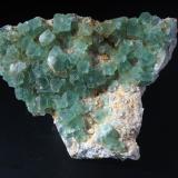 Fluorita<br />Pedrera Berta, Turó de Can Domènech, Serra de Roques Blanques, Sant Cugat del Vallès-El Papiol, Comarca Vallès Occidental / Baix Llobregat, Barcelona, Cataluña / Catalunya, España<br />7 x 6 cm.<br /> (Autor: Antonio P. López)