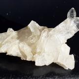 Quartz (variety Rock Crystal)Klammalm, Navis, Distrito Innsbruck-Land, Tirol Norte, Tirol, Austria4 x 2,5 cm (Author: Volkmar Stingl)