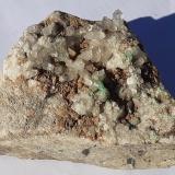 Quartz, Malachite, DolomiteWeißer Schrofen, Strass im Zillertal, Distrito Schwaz, Tirol Norte, Tirol, Austria6 x 3,5 cm (Author: Volkmar Stingl)