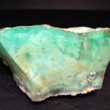 Quartz (variety chrysoprase)Mina Szklary Chrysoprase, Szklary, Gmina Zabkowice Slaskie, Zabkowice Slaskie, Voivodato de Baja Silesia, Polonia80 x 65 mm (Author: Sante Celiberti)