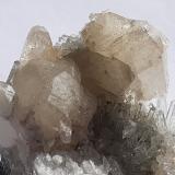 Calcite, QuartzTúnel Baimashan (obras), Qianbaxia, Wuyishan, Prefectura Nanping, Provincia Fujian, China10,5 x 5,5 cm (Author: Volkmar Stingl)