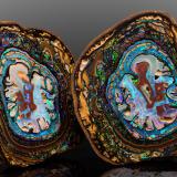 Opal (variety boulder opal)Área de ópalos de Yowah, Condado Paroo, Queensland, Australia7.5 x 8 x 2 cm (Author: MIM Museum)