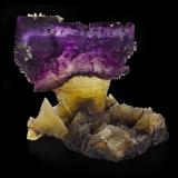 Fluorita<br />Mina West Green, Minas Saline, Grupo Ozark-Mahoning, Sub-Distrito Cave-in-Rock, Condado Hardin, Illinois, USA<br />18,5 x 13,5 x 12 cm<br /> (Autor: Museo MIM)
