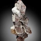 Muscovite and AlbiteMinas Gerais, Brasil18 x 10 x 34 cm / main crystal: 12.5 cm (Author: MIM Museum)