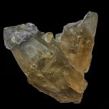 Quartz (variety smoky quartz), Calcite, Pyrite, MuscoviteMina Rist, Hiddenite, Condado Alexander, North Carolina, USA9.9 x 7.8 cm (Author: am mizunaka)