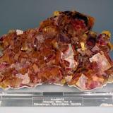 Large cabinet plate of Namibian fluorite. (Author: Gail)