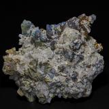 Chalcopyrite, QuartzMina Arakawa (Kyowa-Arakawa), Daisen, Prefectura Akita, Región Tohoku, Isla Honshu, Japón11.8 x 12.5 cm (Author: am mizunaka)