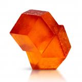 SpessartineEstado Oyo, Nigeria2.5 x 2 x 2 cm / main crystal: 1.8 cm (Author: MIM Museum)