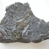 Antimonite crystals up to 3,5 cm from the Caspari mine, Arnsberg, Sauerland, Westphalia. (Author: Andreas Gerstenberg)