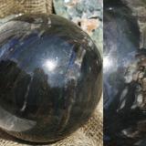 Handmade sphere, 90mm
 "Tiger’s eye" and "Cat’s eye" (Author: farmukanx)