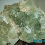 Fluorita 
China
año 2008
Cristal más grande 3,5cms.de arista. (Autor: Gelo)