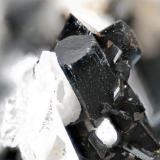 Arfvedsonite from Poudrette quarry (Demix quarry; Uni-Mix quarry; Desourdy quarry), Mont Saint-Hilaire, Rouville RCM, Montérégie, Québec, Canada
FOV=5mm (Author: Doug)