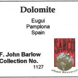 Las mejores Dolomitas del mundo son las de Eugui. Como referencia de ello esta etiqueta de la famosa colección de John Barlow, que tenía, como no, su Dolomita de Eugui. (Autor: Jordi Fabre)
