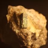 Bournonita<br />Burón, Comarca Montaña Oriental, León, Castilla y León, España<br />Tamaño del cristal 1,3 x 0,8 cm.<br /> (Autor: minero1968)