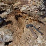 Quartz
Western Cape, Ceres
n/a
The pocket kept going in deeper with small to medium sized clusters and single crystals coming out regularly. (Author: Pierre Joubert)