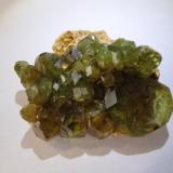 Andradite garnet (demantoid)
Ambato, Madagascar
4 cm x 2,5 cm (Author: Renan)