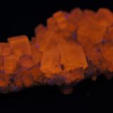 Halita - Fluorescente
Detroit Salt Mine, Michigan, USA.
95 x 55 x 35 mm
UV onda corta. (Autor: Daniel C.M.)