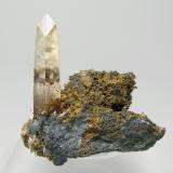Smithsonita
Mina Tsumeb Mine, Tsumeb, Namibia
Tamaño de la pieza: 2.5 × 2.5 × 2 cm
El cristal más grande mide: 1.8 × 0.4 cm
Ex colección Desmond Sacco
Foto: Minerales de Referencia (Autor: Jordi Fabre)
