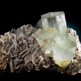 Berilo var. Aguamarina
Gilgit, Pakistan
20x12cm, cristales hasta 5cm (Autor: Raul Vancouver)
