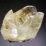 Calcite
Jiepaiyu Mine, Shimen, Changde Pref., Hunan Prov., China
6.5 x 7.5 cm.
Sharp pale yellow, somewhat flattened scalenohedral crystals with minor realgar inclusions. (Author: crosstimber)