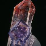 Quartz, Fluorite
Orange River, Northern Cape Province, South Africa
18 x 7.8 mm (Author: am mizunaka)