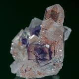 Quartz, Fluorite
Orange River, Northern Cape Province, South Africa
2.3 x 2.3 x 2.9 cm (Author: am mizunaka)