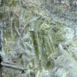 Anfíbol (variedad crisotilo)
Sierra Nevada, Granada, Andalucía, España
10 x 9 x 5 cm.
Detalle vista posterior (Autor: Felipe Abolafia)