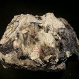 Cerusita. Galena<br />Mina Mineralogia, El Molar, Comarca Priorat, Tarragona, Cataluña / Catalunya, España<br />5 x 3,5 x 5 cm<br /> (Autor: Javier Rodriguez)