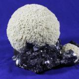 Barite, Sphalerite, Calcite
Elmwood Mine, Smith County, Tennessee, USA
17.5 x 15.0 cm (Author: Don Lum)