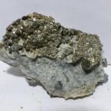 Pirita<br />Mines Can Palomeres, Malgrat de Mar, Comarca Maresme, Barcelona, Cataluña / Catalunya, España<br />5,5x3,5cm<br /> (Autor: heat00)
