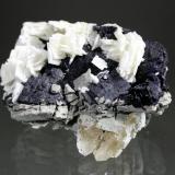 Barite, Fluorite, Calcite<br />Denton Mine, Goose Creek Mine group, Harris Creek Sub-District, Hardin County, Illinois, USA<br />10 x 8 x 5 cm<br /> (Author: Don Lum)