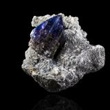 Zoïsite (variety tanzanite) with GraphiteMerelani, Montes Lelatema, Distrito Simanjiro, Región Manyara, Tanzania9,5	x	10,0	x	7,5	cm (Author: MIM Museum)